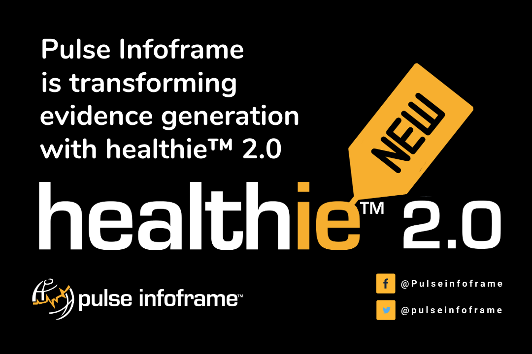 Image says, "Pulse Infoframe is transforming evidence generation with healthie 2.0."