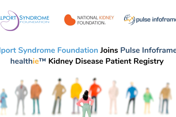Alport Syndrome Foundation Joins Pulse Infoframe’s healthie™ Kidney Disease Patient Registry